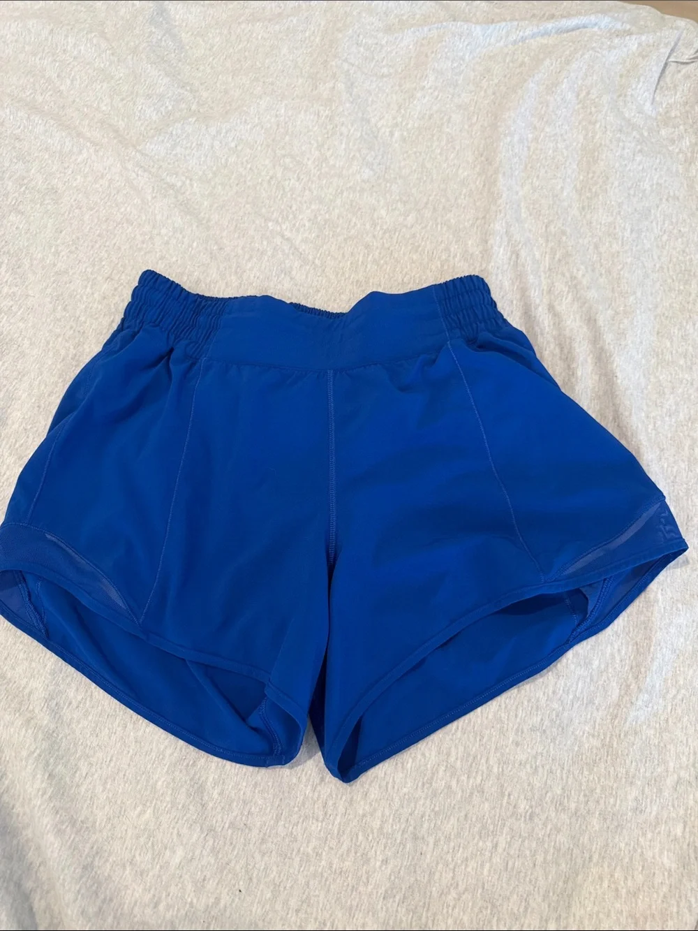 Lululemon Hotty hot short-HR/4”/size 6 royal blue color w/ liner - Picture 1 of 4